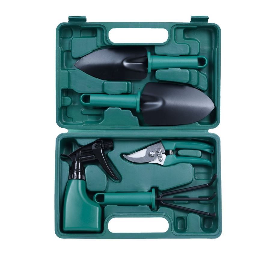 Gardening Hand Tool Set Dark Green 5Pieces