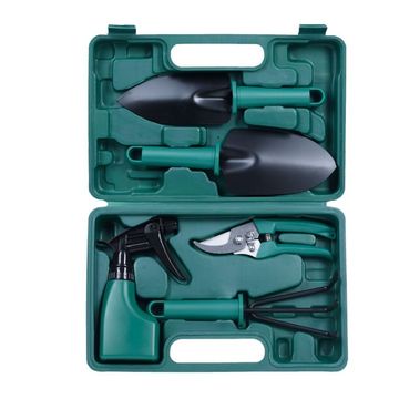 Gardening Hand Tool Set Dark Green 5Pieces