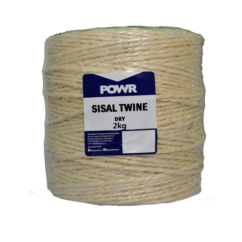 POWR Sisal Twine Single Ply 2kg
