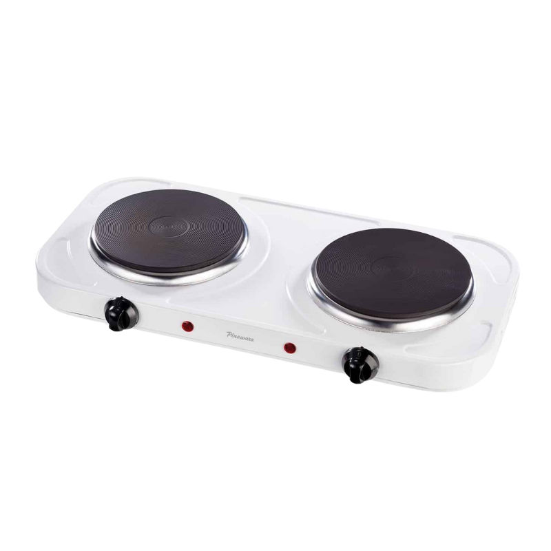 PDSDH03 PINEWARE DOUBLE SOLID HOTPLATE WHITE
