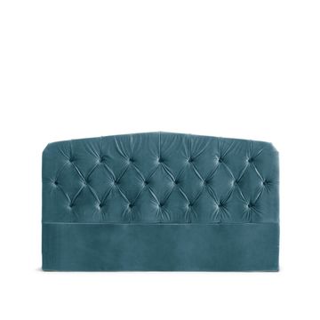 Meli Velvet Headboard - Teal - Queen