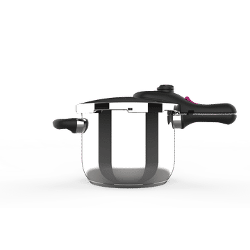 Taurus Pressure Cooker With Valve Pressure Controller Stainless Steel 8L "Moments Rapid"