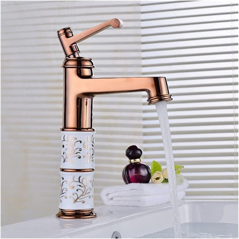 Vintage Gypsy Basin Mixer Rose Gold E15