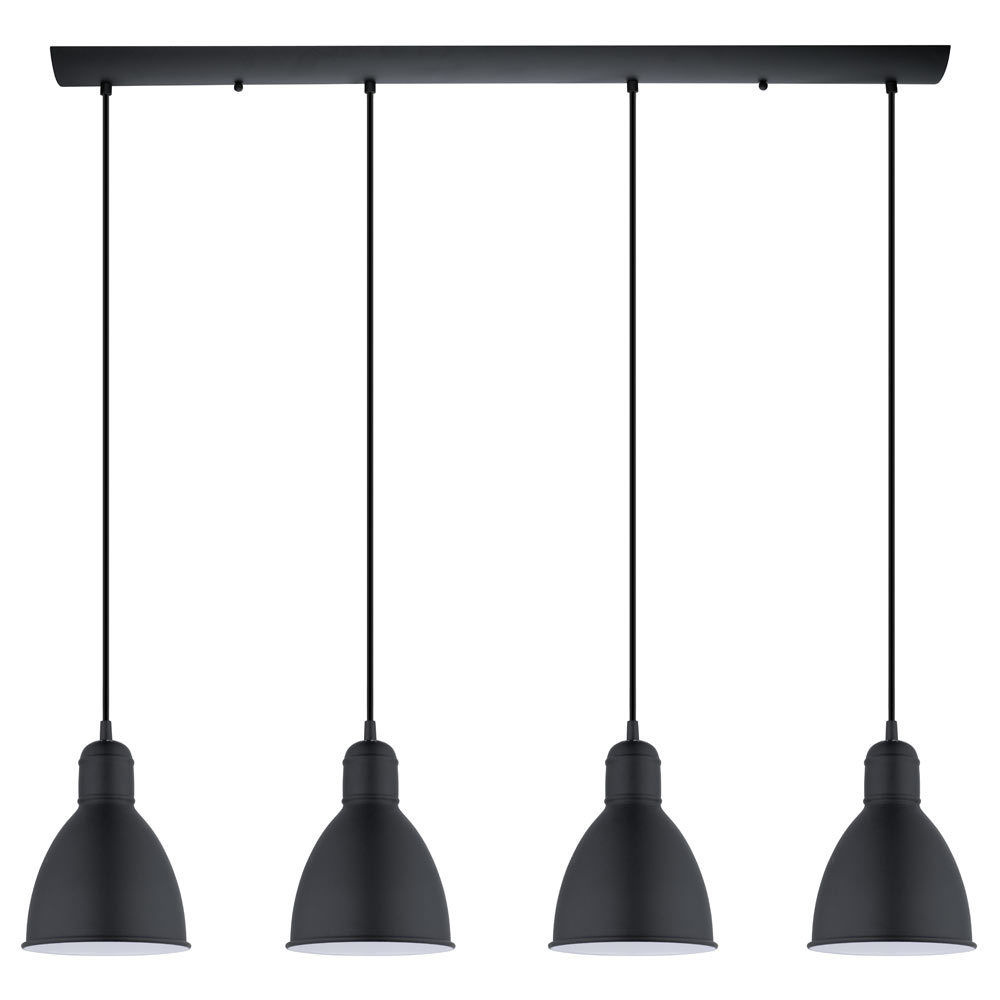 Priddy - 4 Lights - Pendant - 975mm - Black
