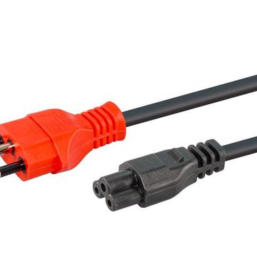 1.8M Single-Headed Partially Dedicated Slimline 3-Pin Power Cable - 1X Clover