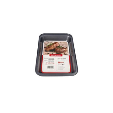 Danny Home Nonstick Rectangular Roaster Pan 38cm set 4