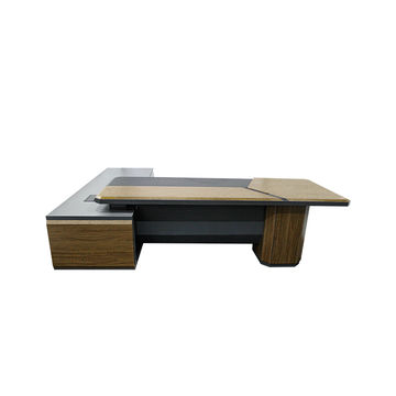 GOF Furniture - Hepburn Executive Desk, Ebony