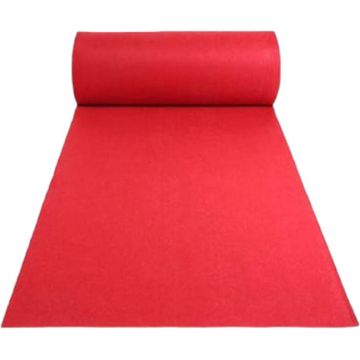 Hollywood Red Carpet for Event, Aisle Runner for Wedding Ceremony Polyester Runner (1 m, X 30 m, Rectangle)