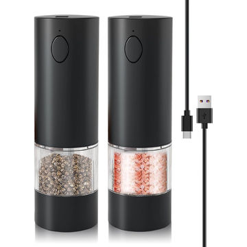 Electric Salt and Pepper Grinder Plastic Battery Operated