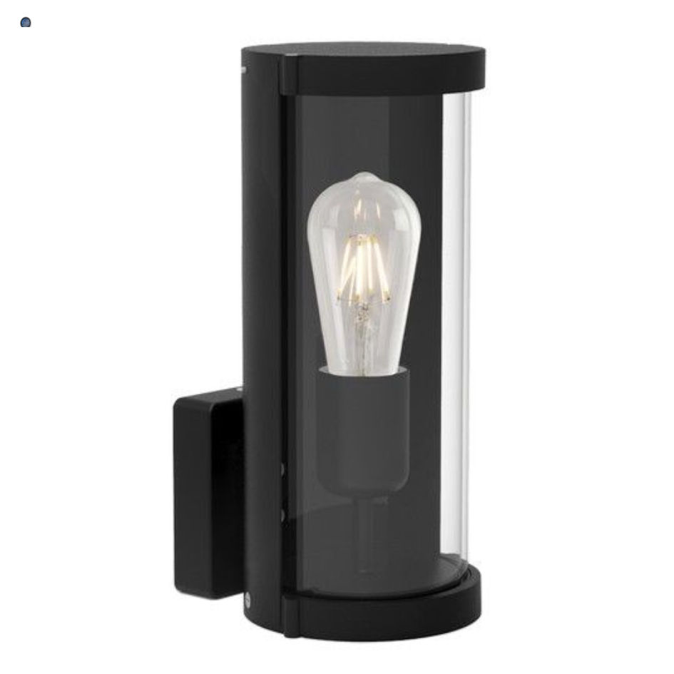 Up Facing Aluminium Lantern with Clear Glass