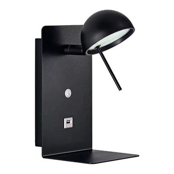 Eurolux - USB - Wall Light - 120mm - Black