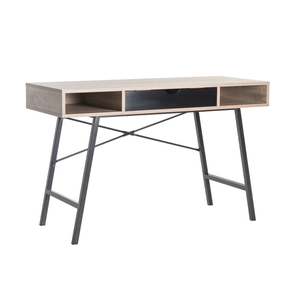 Vividitto - Kimmila 120cm Desk - Oak/Black