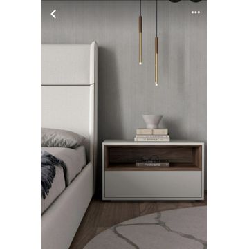 ZHi Folkstone and Walnut Single Drawer Pedestal