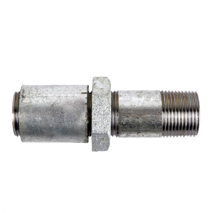 Galvanised Long Screw Nipple - 20mm (10 Piece Pack)