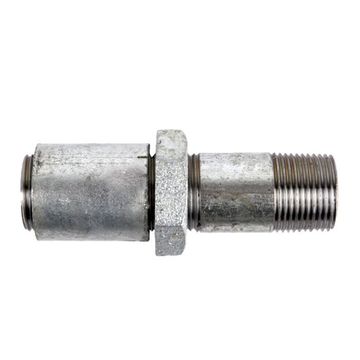 Galvanised Long Screw Nipple - 20mm (10 Piece Pack)