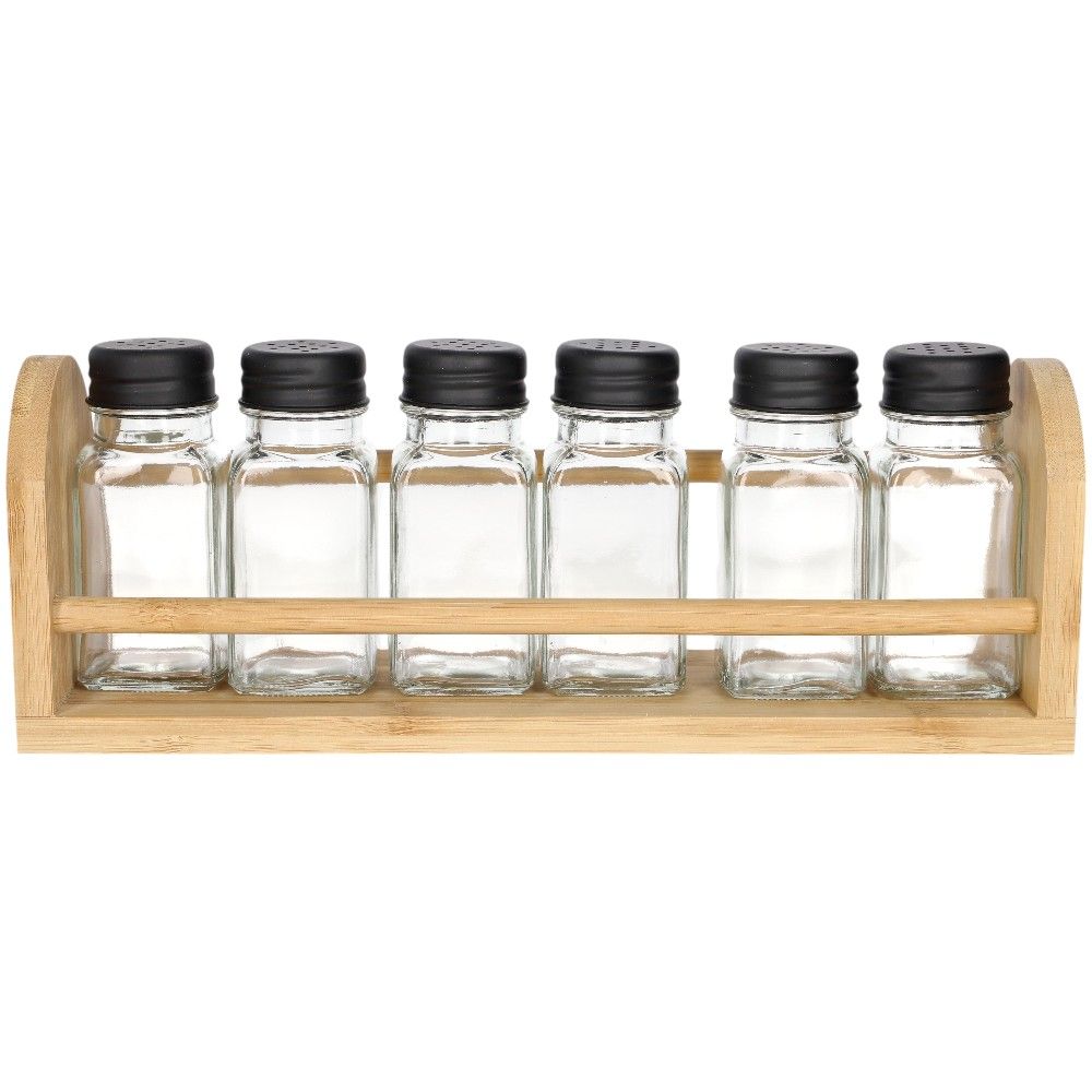 Danny Home Spice Jar Set with Stand 7 Pieces