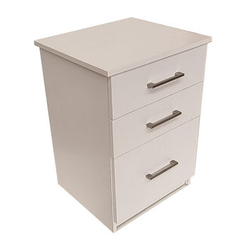 Cambridge 3 Drawer Pedestal - White