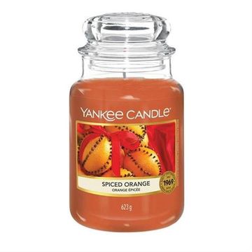 Yankee Candle Spiced Orange Large Jar Retail Box No