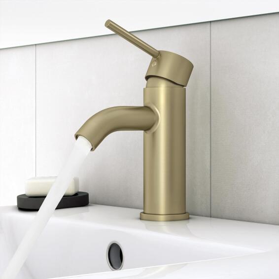 Sensea Mia Basin Mixer Brass H17cm
