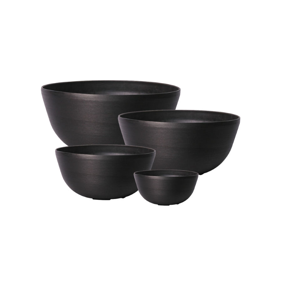 Pots ul/weight Low Set3 Cyl design ObsidianGry