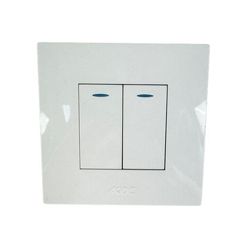 ACDC - White Orion 3x3 2 Lever 1 Way Switct (Pre-Assembled)