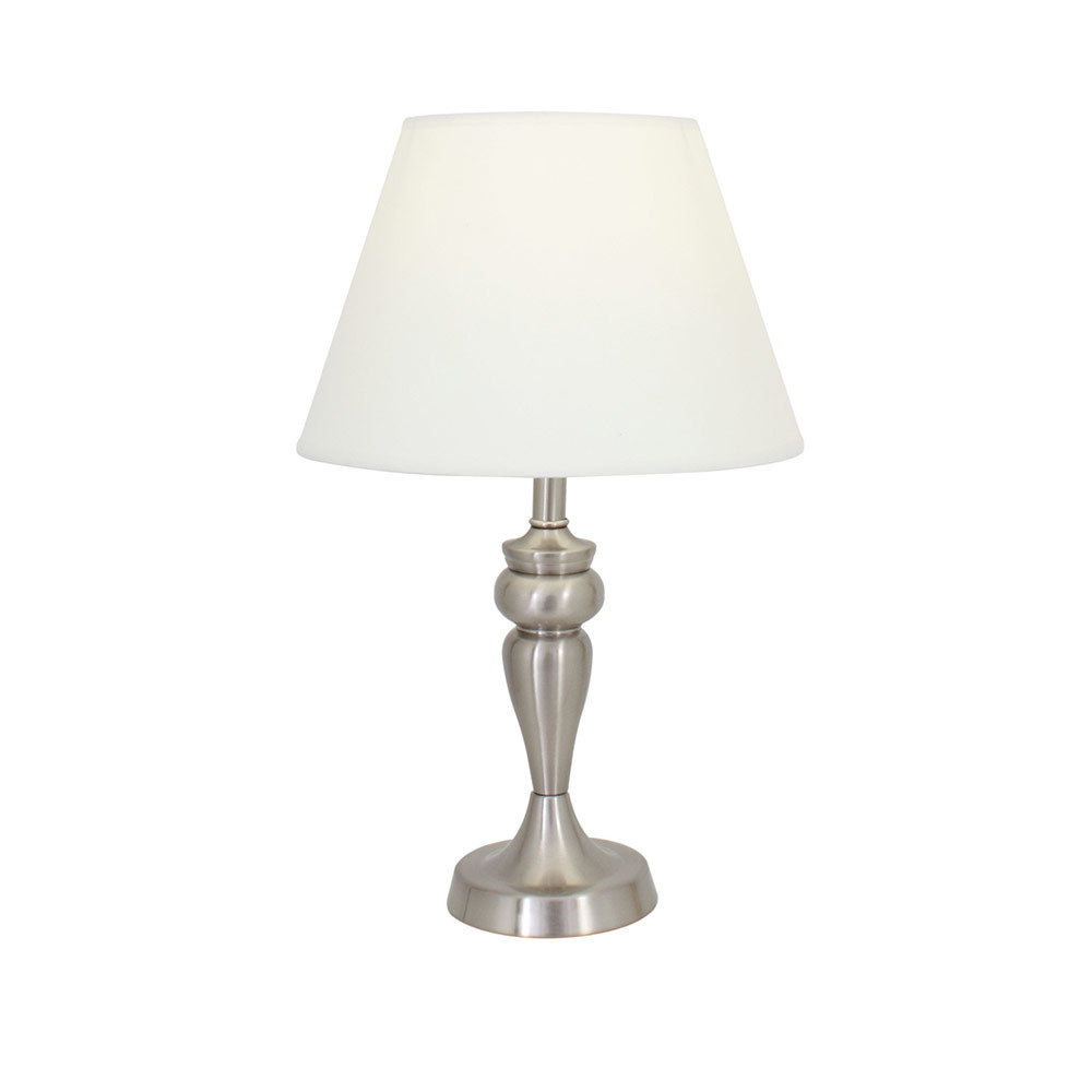 Hampshire - Table Lamp - 280mm - Satin Chrome