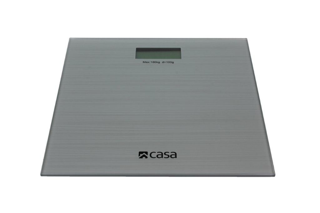 CASA - ELECTRONIC GLASS SCALE - SPARKLE ARGENTO