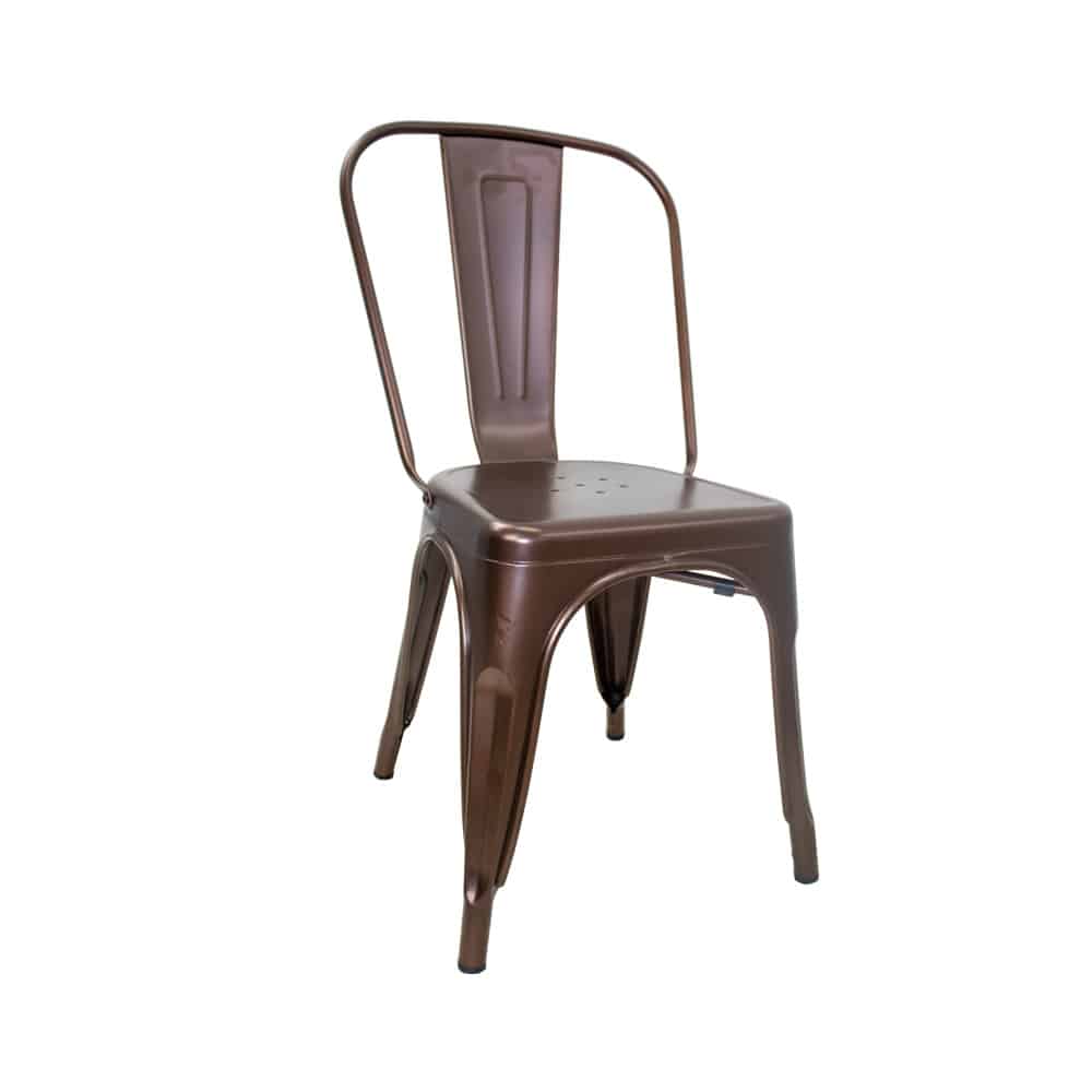 Vividitto - Rustic Tolix Chair - Copper
