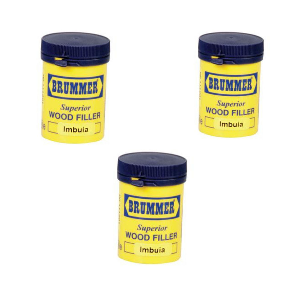Brummer wood-filler 250g imbuia 3 tubs