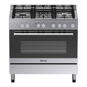 Hisense 90cm Gas/elec Stove - Stainless Steel