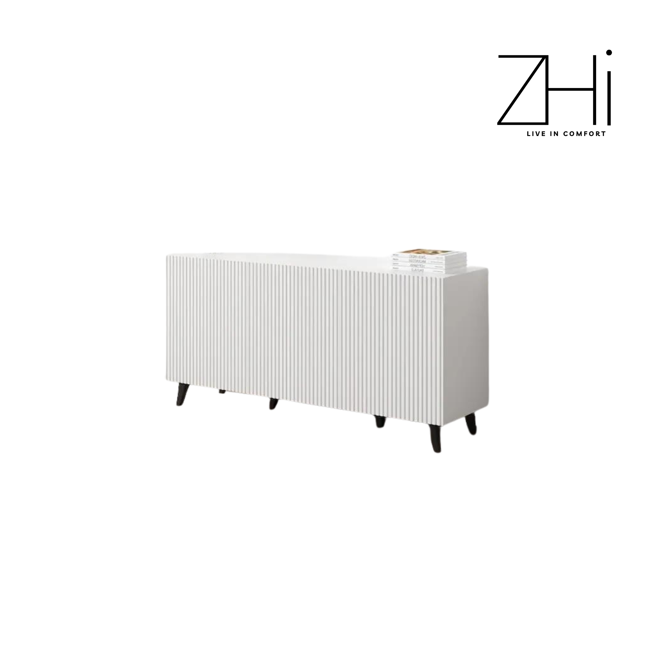 White Ripple Sideboard