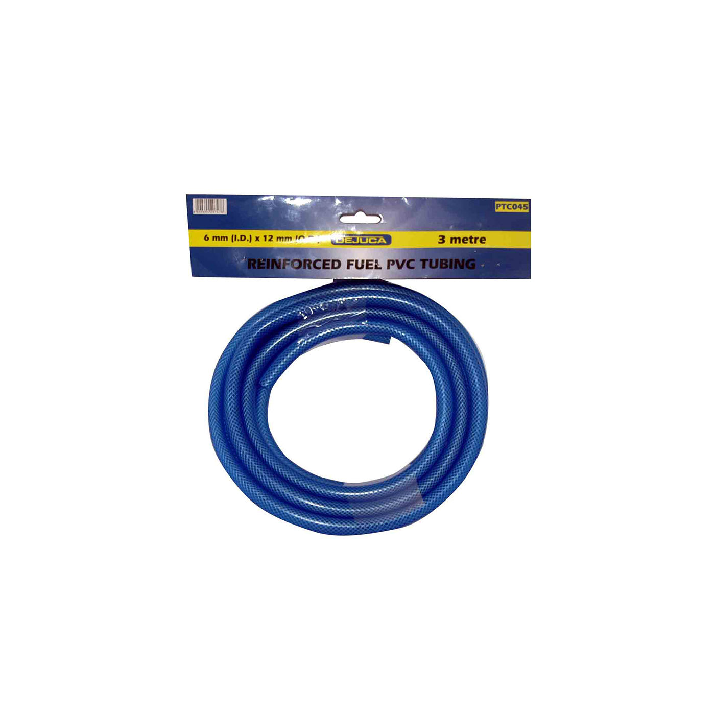 Dejuca - Fuel Pvc Tubing - Blue - R/f - 6mm X 12mm - 3m - 3 Pack