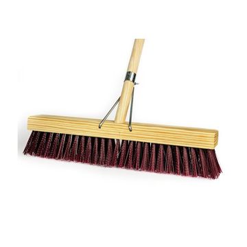 Broom Platform With Wooden Handle 450mm Firm - 2 Pack