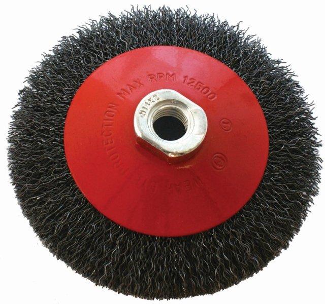 Tork Craft - Wire Cup Brush Crimped Bevel Plain - 4 Pack