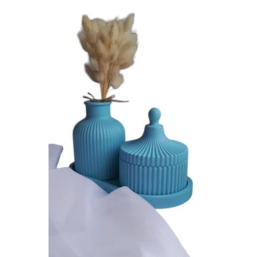 3-Piece Stripe Jar Set