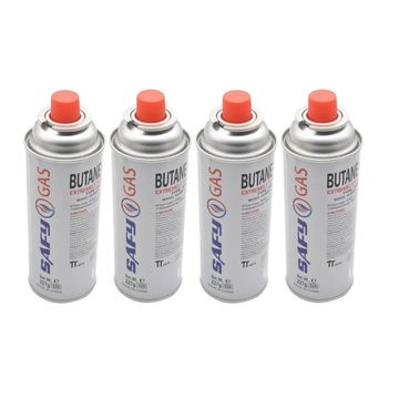 Pack of 4 - SAFY GAS - Butane Canisters 227g