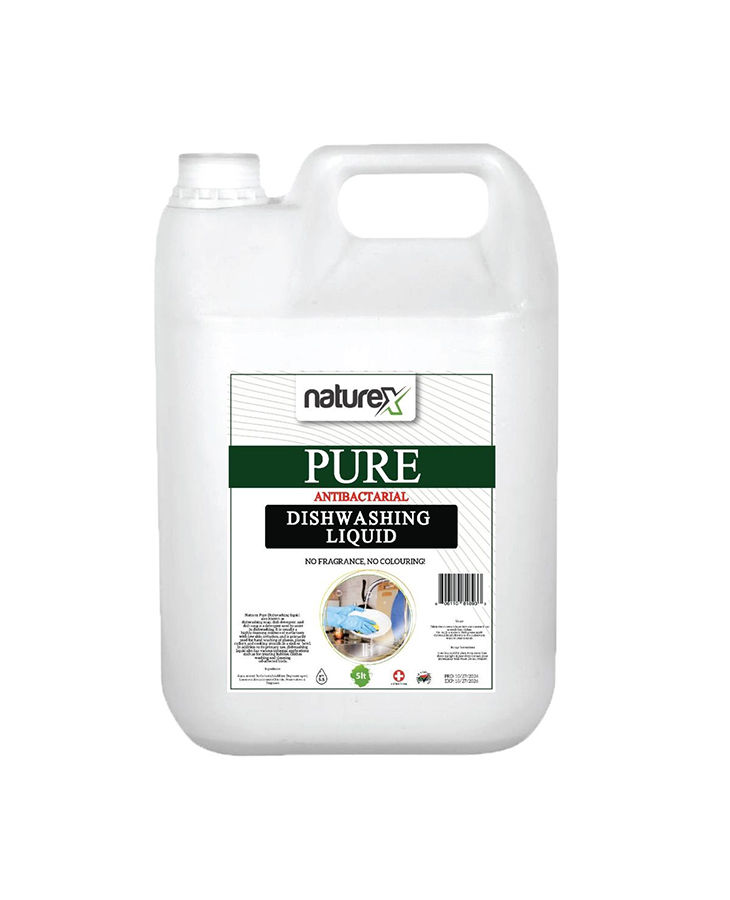 Naturex Pure Antibacterial Dishwashing Liquid 5lt