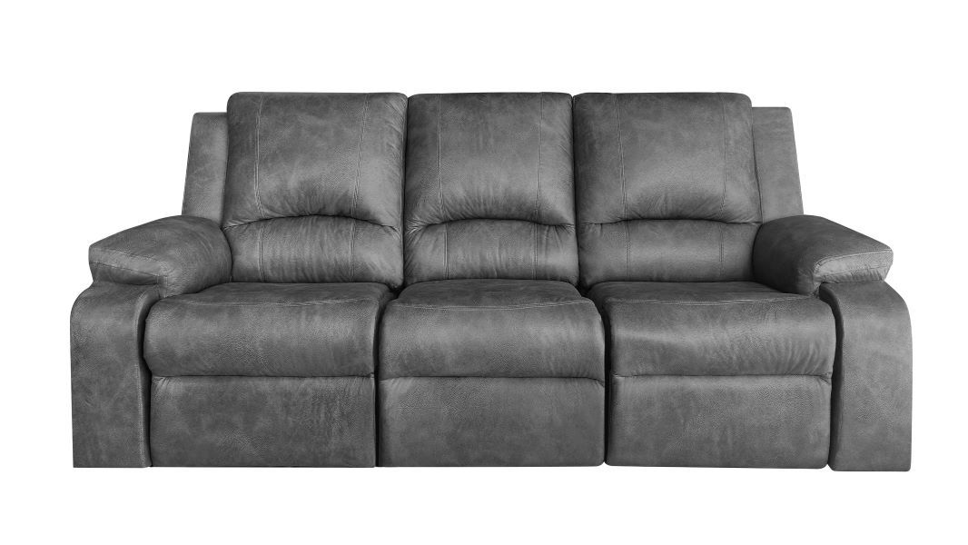 The Harrington 3 Seater Recliner Armchair Couch - Grey