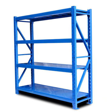 Heavy Duty Industrial Adjustable Steel Shelf Racking- 4 Layer - 800kg