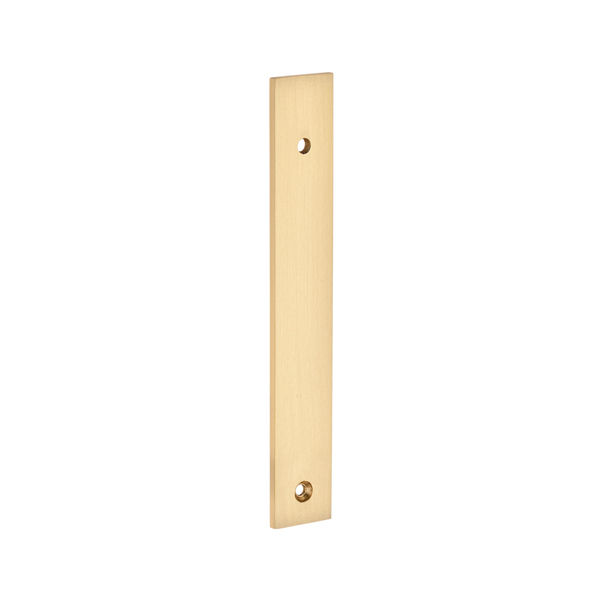 Backplate for cupboard knobs - Satin brass