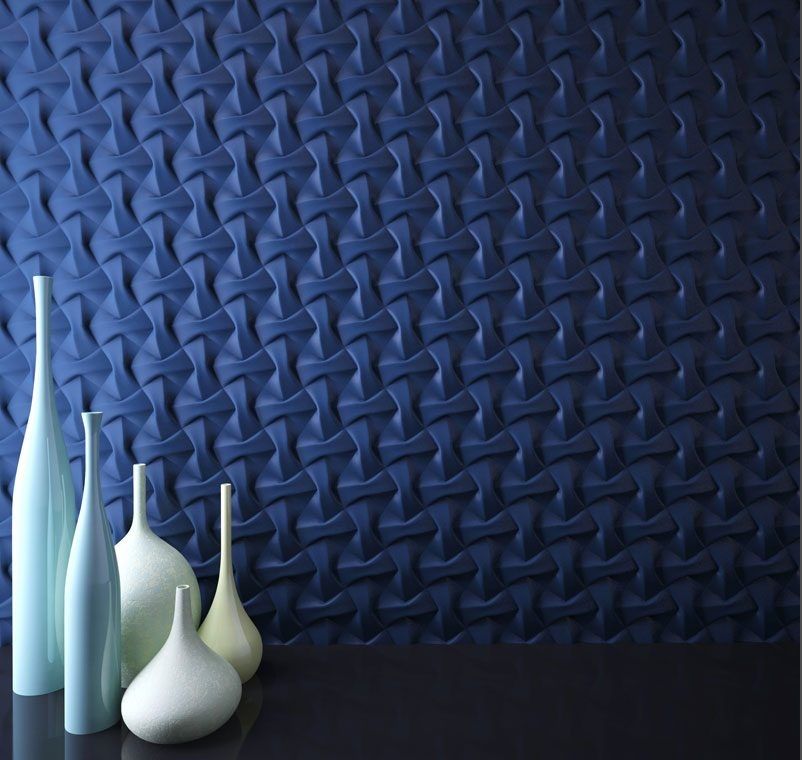 Spiral Rug 3D Wall Panel 500x500x25mm Set of 4