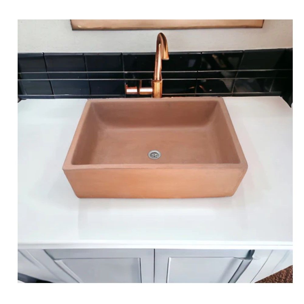 Bespoke Terracotta Concrete 65x45x20cm Single Butler