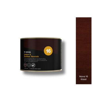 Nova 16 Indoor & Outdoor Varnish - Kiaat 1lt