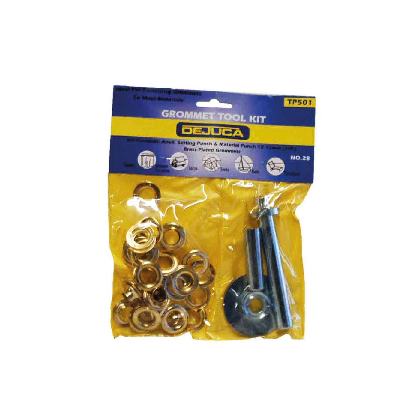 Dejuca - Gommet Tool Kit - N28 + 12 Eyelets - 12.0mm - 2 Pack