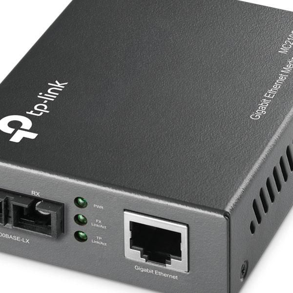 Tp-Link Mc210Cs Gigabit Single-Mode Sc Fibre Media Converter