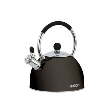 Salton Whistling Stove Top Kettle Black