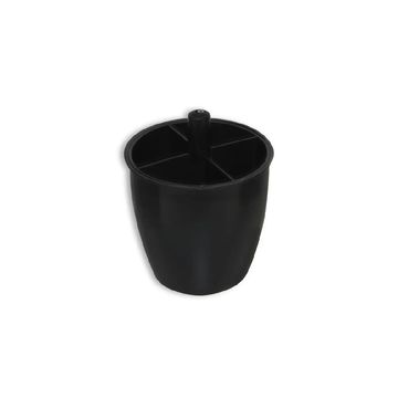 Cup Leg, H80mm x 80mm, Black Plastic (40 Pack) BY WOODLY