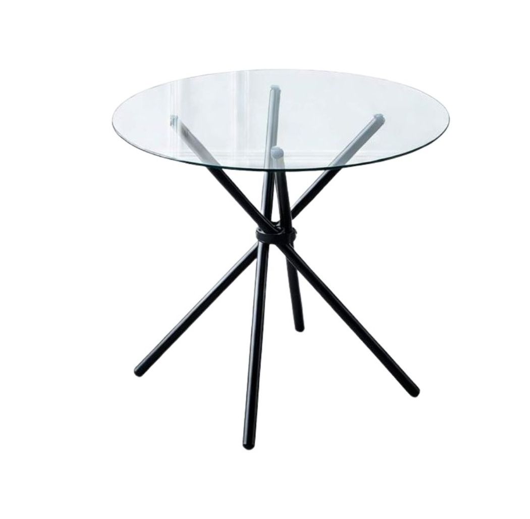 Black Star legged Glass Stand