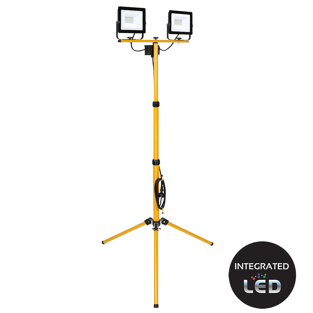 Eurolux LED 2x20w Portable Floodlight & Tripod
