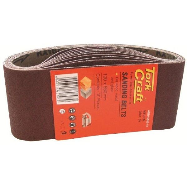 Sanding Belt 75 X 457Mm 120Grit 10/Pack